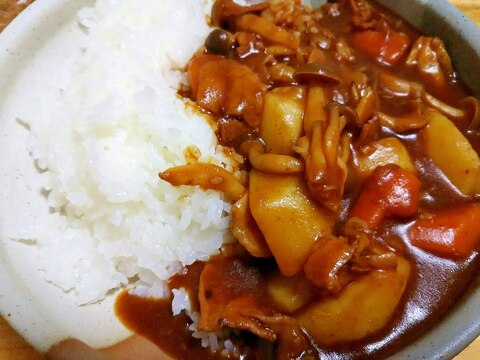 旨味たっぷり◎舞茸のカレーライス